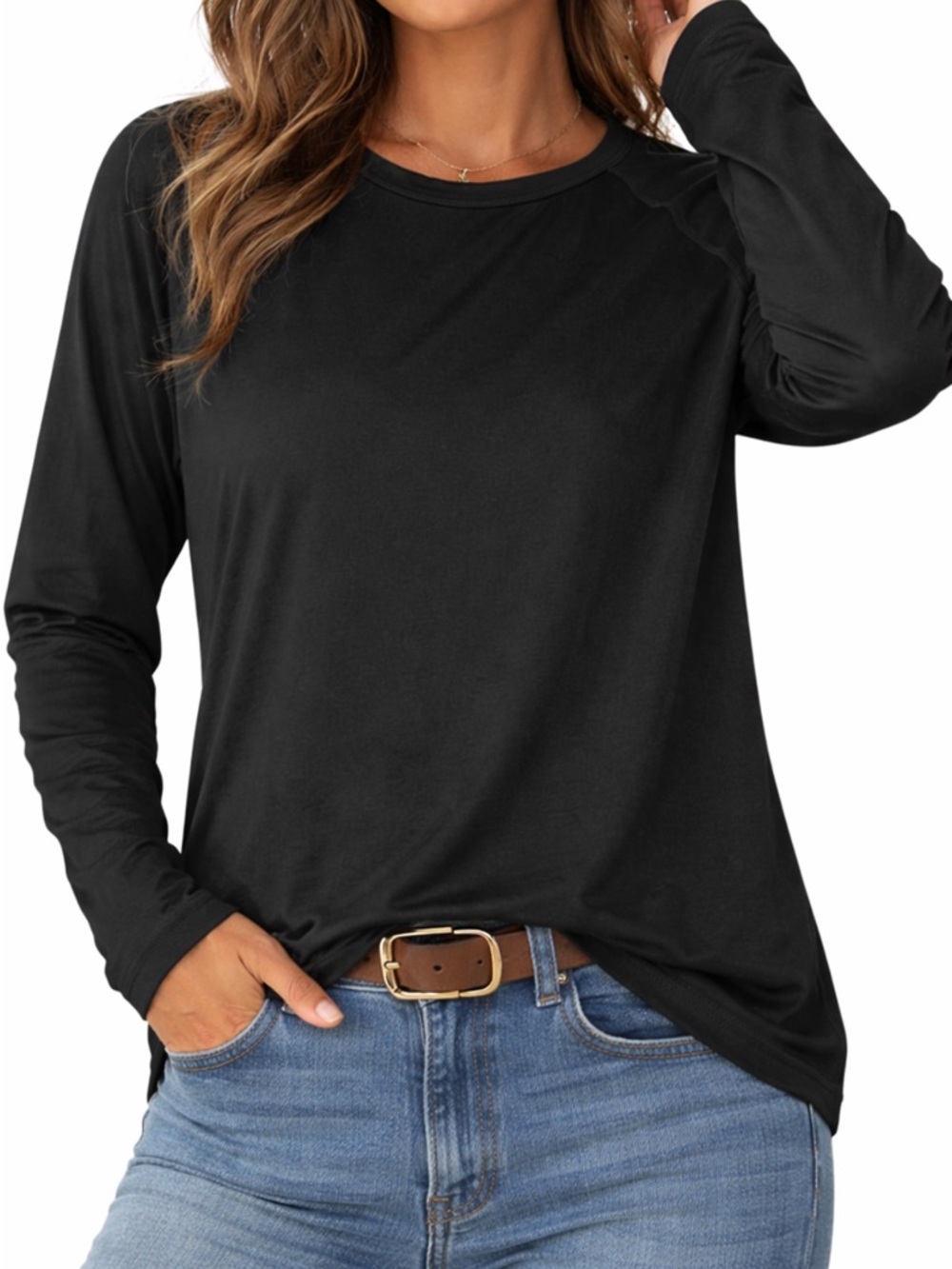 ClimateRight Black Performance Top XXL Stretch Pullover Athleisure‎